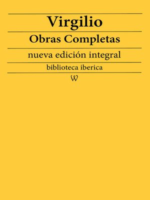 cover image of Virgilio Obras completas